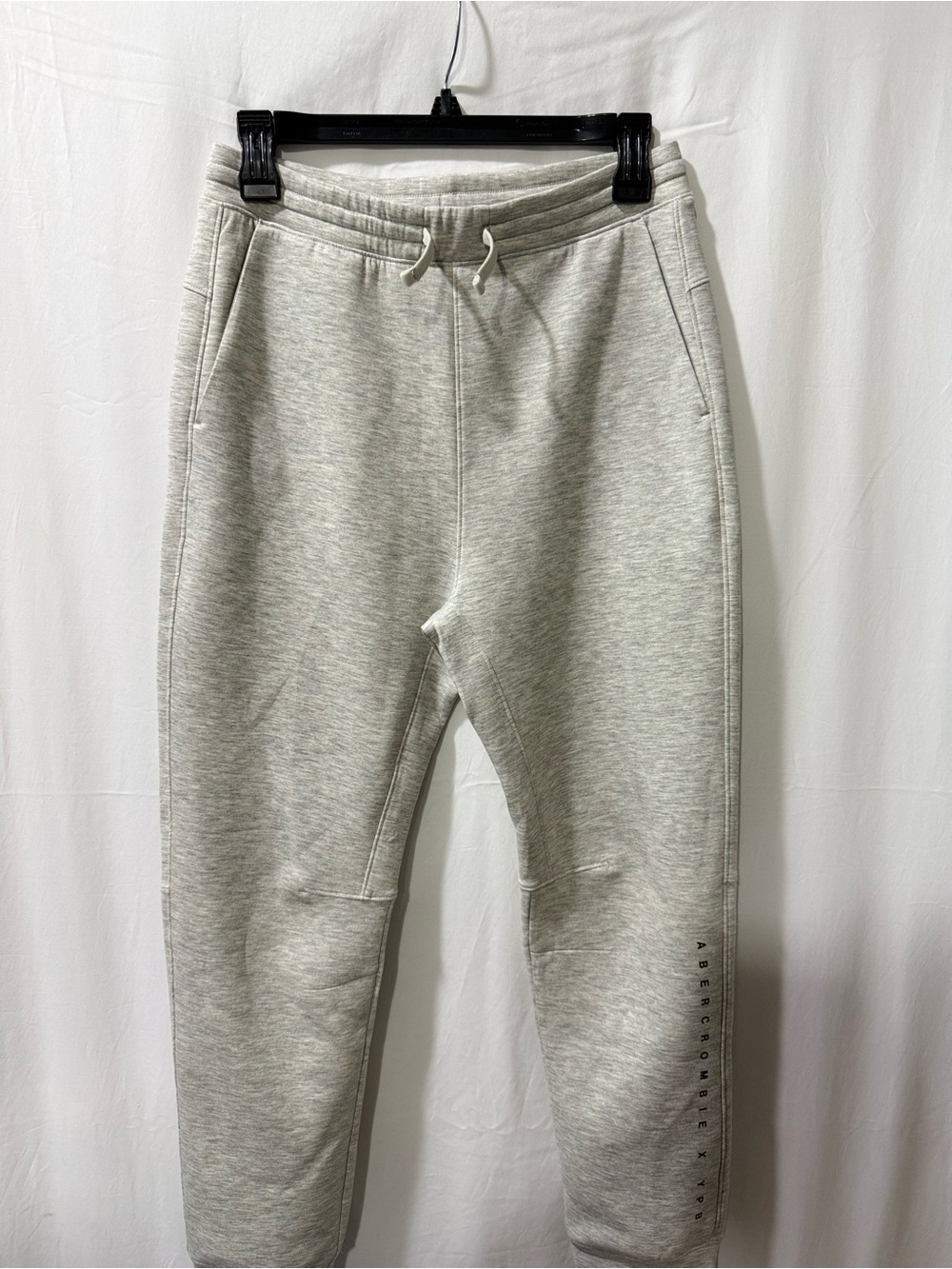 abercrombie kids Light Gray Men's Jogger Sweatpants